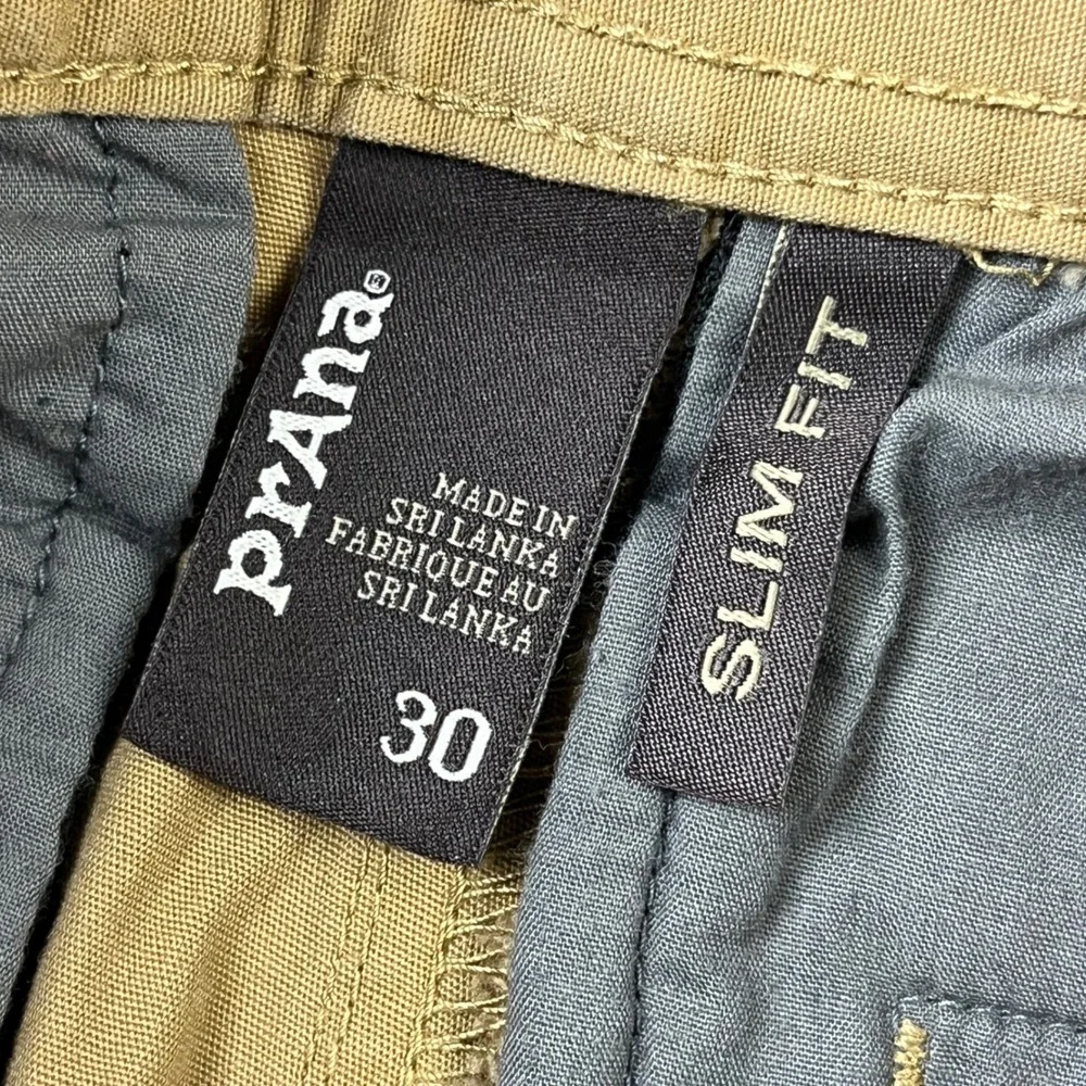 Prana Zion Pants Mens 30 Brown Slim Fit Stretch Hiking Outdoor